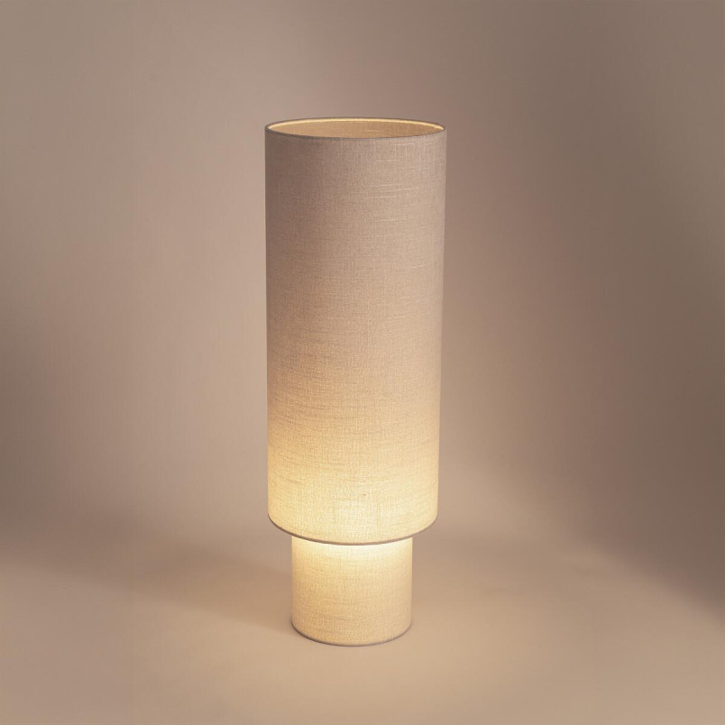 Lampa podłogowa tuba z abażurem Santana 106cm kremowa Nowodvorski