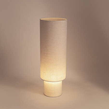 Lampa podłogowa tuba z abażurem Santana 106cm kremowa Nowodvorski