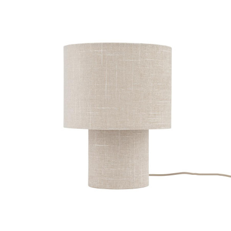 Lampa stołowa japandi z abażurem Santana 27cm kremowa Nowodvorski
