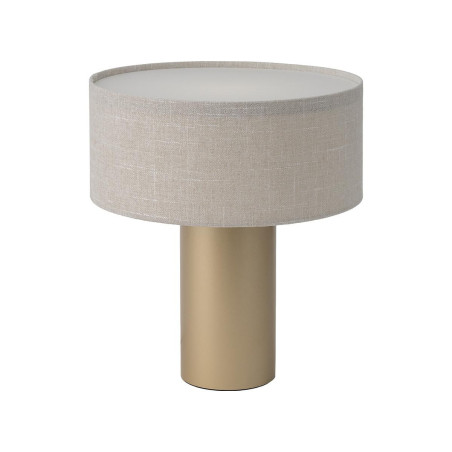 Lampa stołowa z abażurem Santana 35cm kremowy / szczotkowane złoto  Nowodvorski