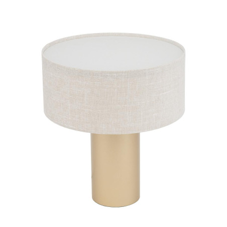 Lampa stołowa z abażurem Santana 35cm kremowy / szczotkowane złoto  Nowodvorski