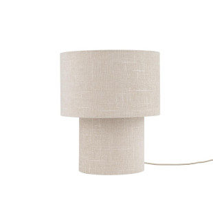 Lampa stołowa japandi z abażurem Santana 35cm kremowa Nowodvorski