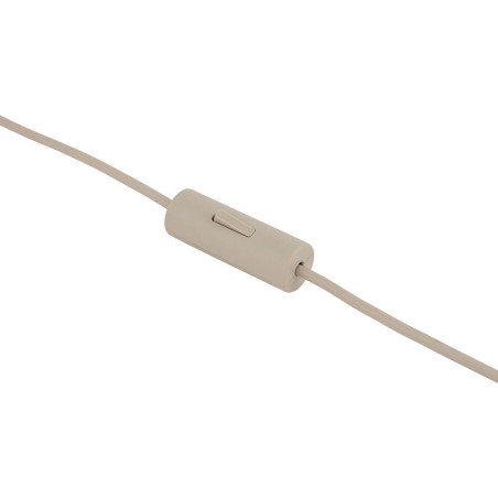 Lampa stołowa japandi z abażurem Santana 35cm kremowa Nowodvorski