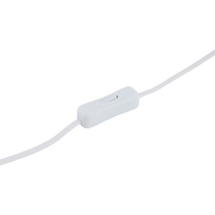Lampa stołowa ceramiczna z ryflowanym szklanym kloszem Aurora 20cm biały / beż Nowodvorski