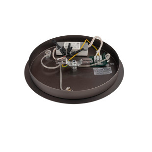 Lampa wisząca szklana 3 punktowa o organicznym kształcie Lunari 36cm biały / szczotkowane złoto Nowodvorski