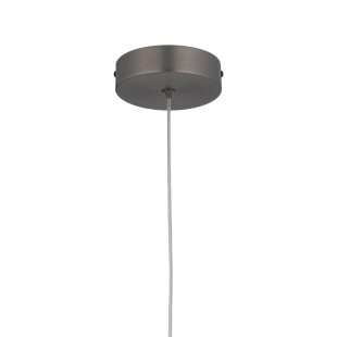 Lampa wisząca szklana o organicznym kształcie Lunari 16cm biały / szczotkowane złoto Nowodvorski