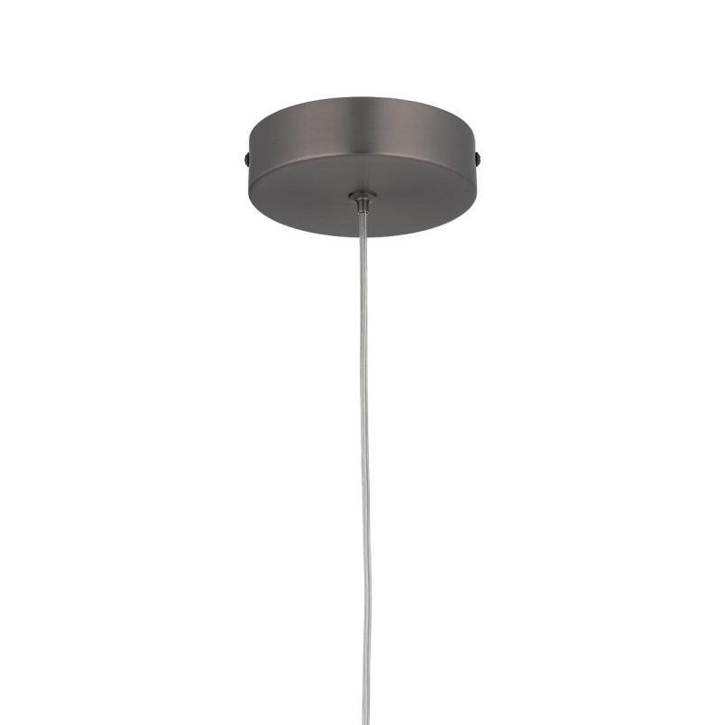 Lampa wisząca szklana o organicznym kształcie Lunari 16cm biały / szczotkowane złoto Nowodvorski