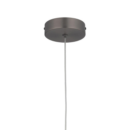 Lampa wisząca szklana o organicznym kształcie Lunari 16cm biały / szczotkowane złoto Nowodvorski