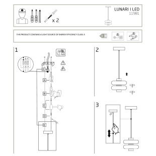 Lampa wisząca szklana o organicznym kształcie Lunari 16cm biały / szczotkowane złoto Nowodvorski