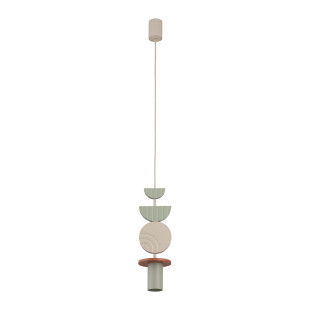 Lampa wisząca tuba z dekoracyjnymi elementami Drops Color D 12cm multikolor Nowodvorski