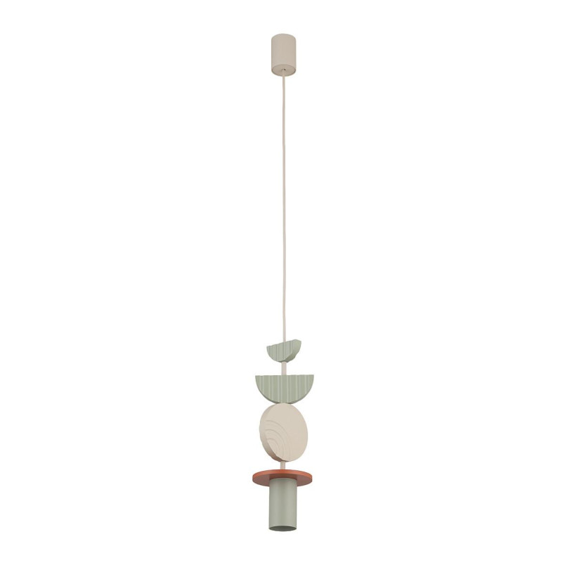 Lampa wisząca tuba z dekoracyjnymi elementami Drops Color D 12cm multikolor Nowodvorski