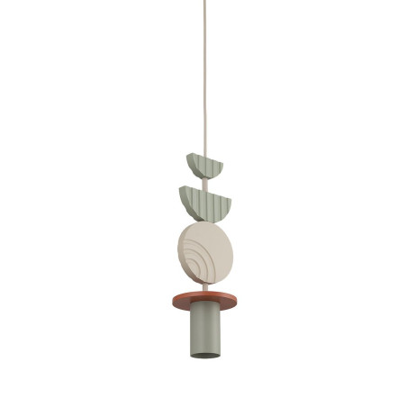 Lampa wisząca tuba z dekoracyjnymi elementami Drops Color D 12cm multikolor Nowodvorski