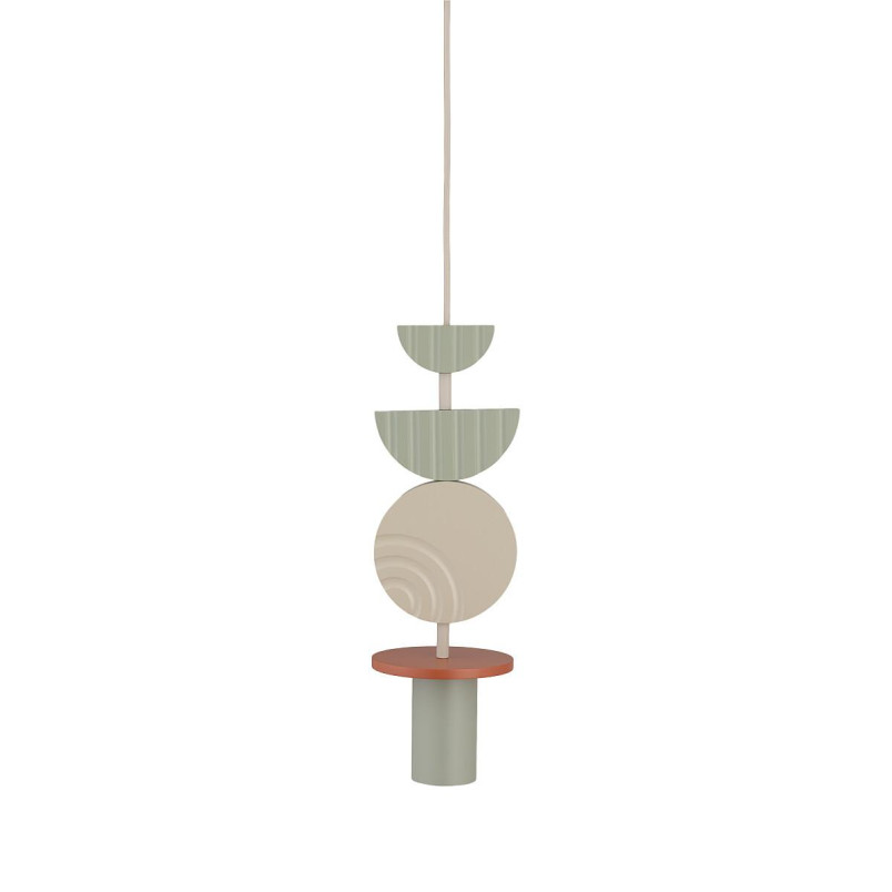 Lampa wisząca tuba z dekoracyjnymi elementami Drops Color D 12cm multikolor Nowodvorski
