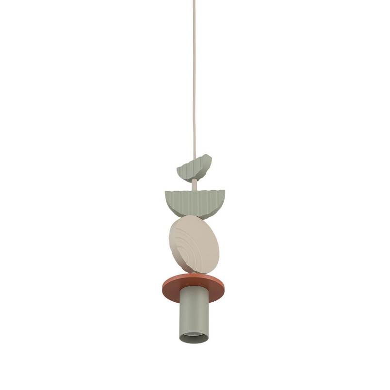 Lampa wisząca tuba z dekoracyjnymi elementami Drops Color D 12cm multikolor Nowodvorski