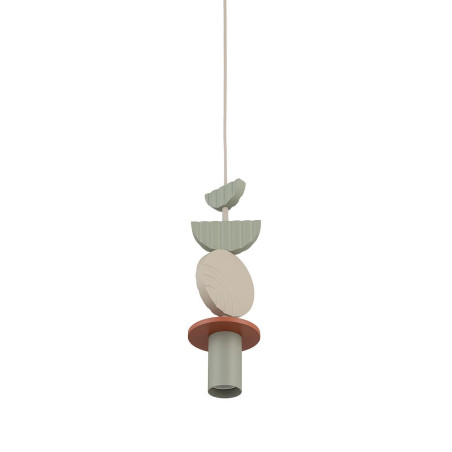 Lampa wisząca tuba z dekoracyjnymi elementami Drops Color D 12cm multikolor Nowodvorski
