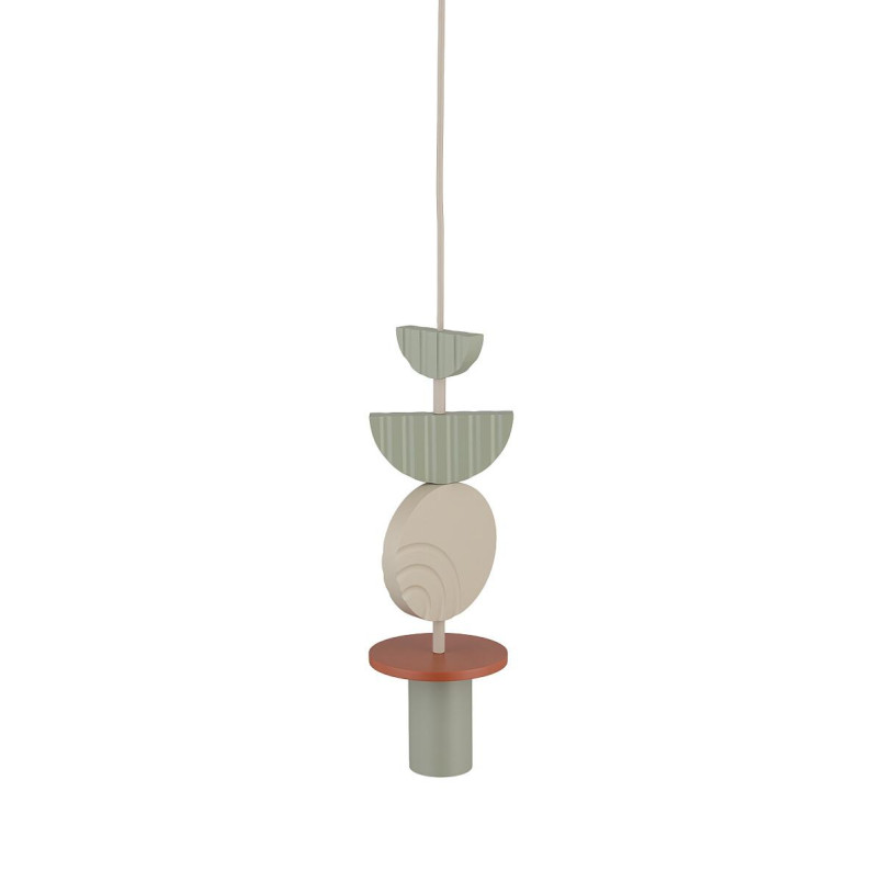Lampa wisząca tuba z dekoracyjnymi elementami Drops Color D 12cm multikolor Nowodvorski