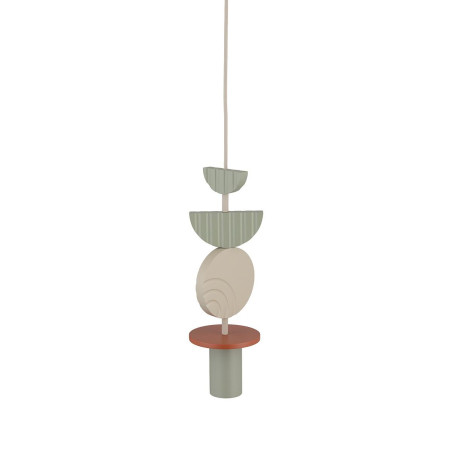 Lampa wisząca tuba z dekoracyjnymi elementami Drops Color D 12cm multikolor Nowodvorski