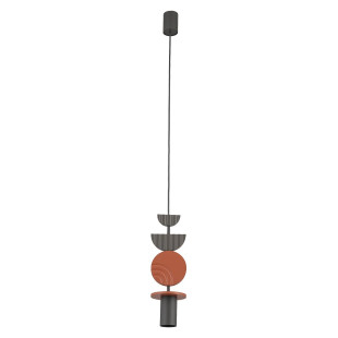 Lampa wisząca tuba z dekoracyjnymi elementami Drops Color C 12cm multikolor Nowodvorski