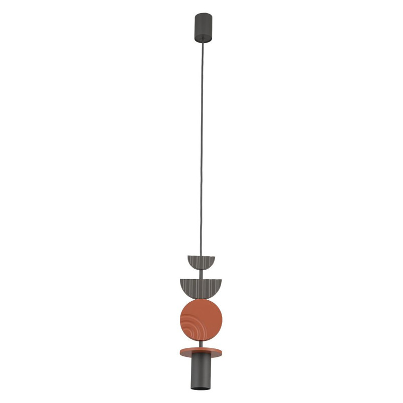 Lampa wisząca tuba z dekoracyjnymi elementami Drops Color C 12cm multikolor Nowodvorski