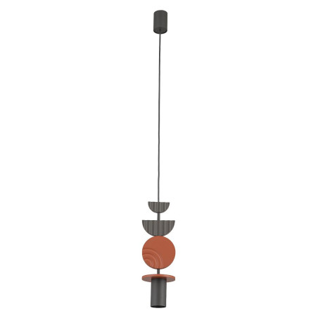 Lampa wisząca tuba z dekoracyjnymi elementami Drops Color C 12cm multikolor Nowodvorski