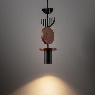 Lampa wisząca tuba z dekoracyjnymi elementami Drops Color C 12cm multikolor Nowodvorski