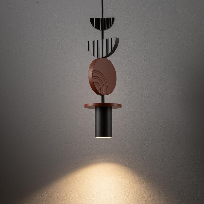 Lampa wisząca tuba z dekoracyjnymi elementami Drops Color C 12cm multikolor Nowodvorski