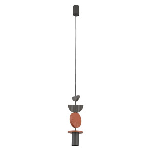 Lampa wisząca tuba z dekoracyjnymi elementami Drops Color C 12cm multikolor Nowodvorski