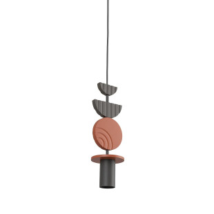 Lampa wisząca tuba z dekoracyjnymi elementami Drops Color C 12cm multikolor Nowodvorski