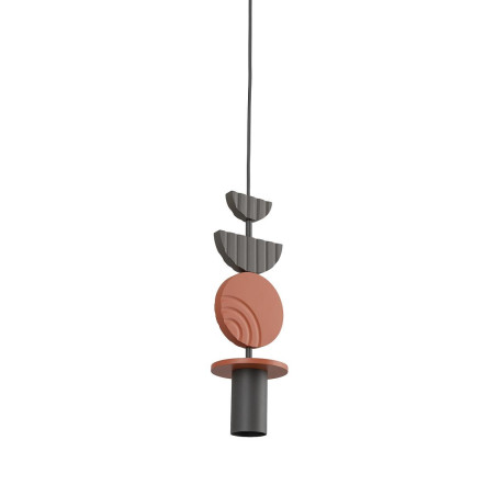Lampa wisząca tuba z dekoracyjnymi elementami Drops Color C 12cm multikolor Nowodvorski