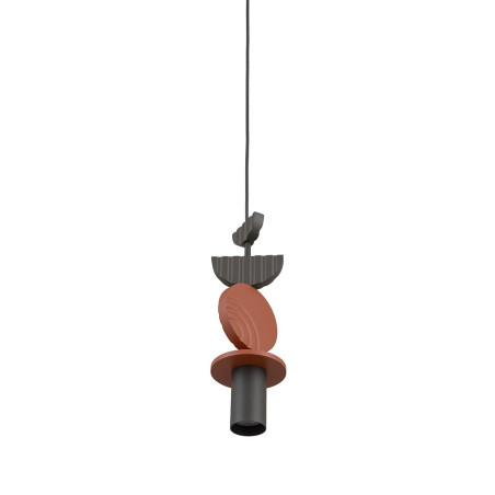 Lampa wisząca tuba z dekoracyjnymi elementami Drops Color C 12cm multikolor Nowodvorski