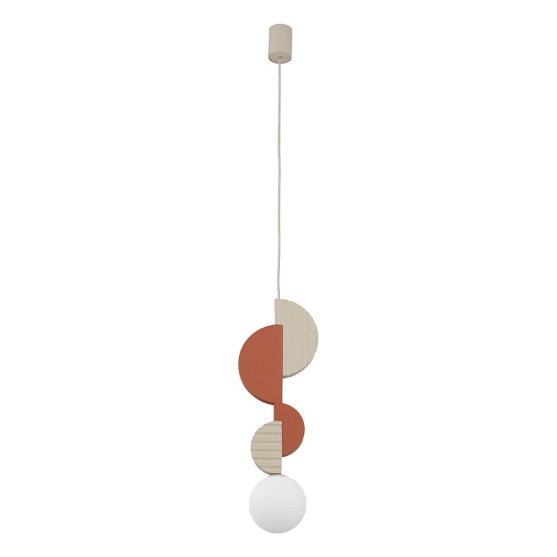 Lampa wisząca kula z dekoracyjnymi elementami Drops Color A 12cm biały / multikolor Nowodvorski