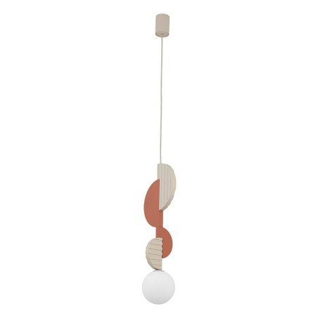 Lampa wisząca kula z dekoracyjnymi elementami Drops Color A 12cm biały / multikolor Nowodvorski