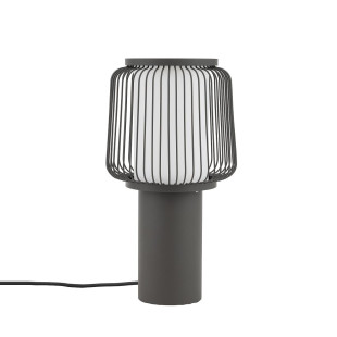 Lampa stołowa z drucianym kloszem Nome 33,5cm grafitowa Nowodvorski