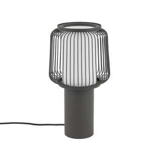 Lampa stołowa z drucianym kloszem Nome 33,5cm grafitowa Nowodvorski