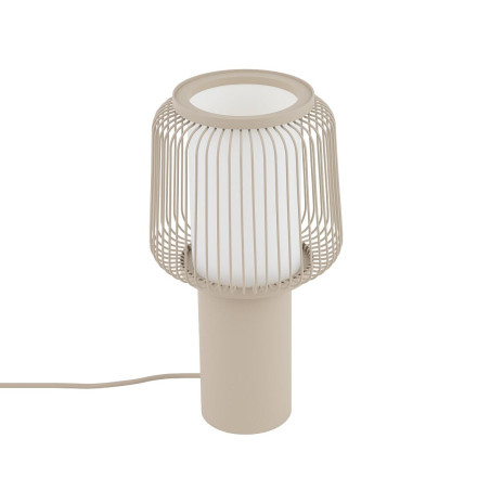 Lampa stołowa z drucianym kloszem Nome 33,5cm beżowa Nowodvorski