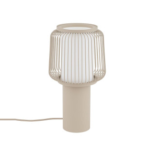 Lampa stołowa z drucianym kloszem Nome 33,5cm beżowa Nowodvorski