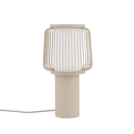 Lampa stołowa z drucianym kloszem Nome 33,5cm beżowa Nowodvorski