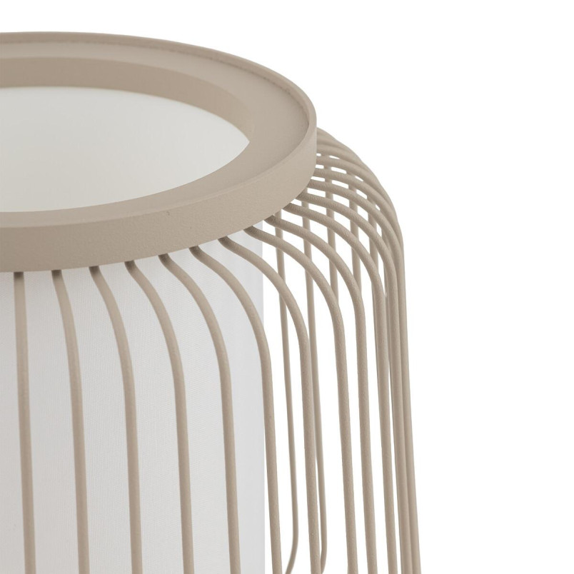 Lampa stołowa z drucianym kloszem Nome 33,5cm beżowa Nowodvorski
