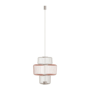 Lampa wisząca druciana Nome A 49cm beżowy / terracotta Nowodvorski