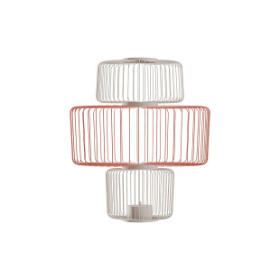 Lampa wisząca druciana Nome A 49cm beżowy / terracotta Nowodvorski