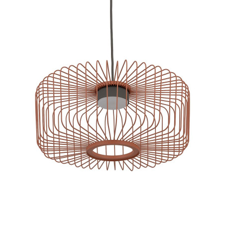 Lampa wisząca druciana Kenai C 38cm terracotta Nowodvorski