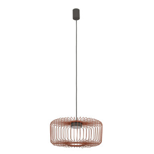 Lampa wisząca druciana Kenai C 38cm terracotta Nowodvorski