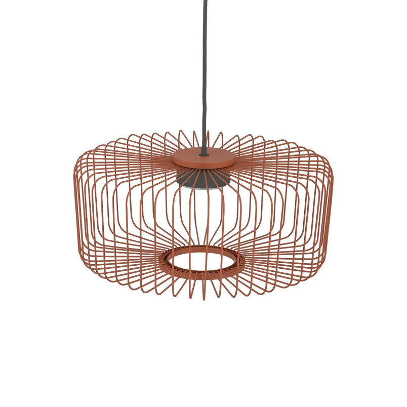 Lampa wisząca druciana Kenai C 38cm terracotta Nowodvorski