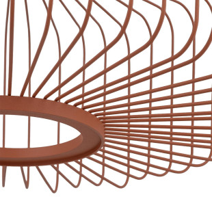 Lampa wisząca druciana Kenai C 38cm terracotta Nowodvorski