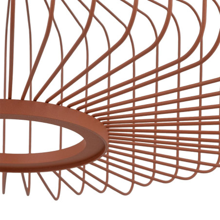 Lampa wisząca druciana Kenai C 38cm terracotta Nowodvorski