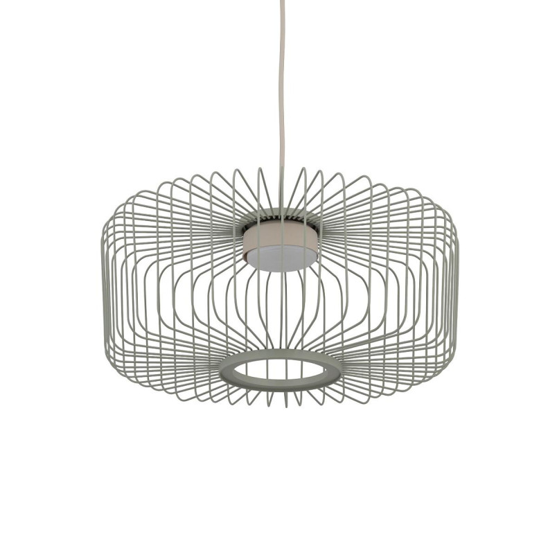 Lampa wisząca druciana Kenai C 38cm szałwiowa Nowodvorski