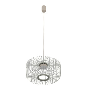 Lampa wisząca druciana Kenai C 38cm szałwiowa Nowodvorski