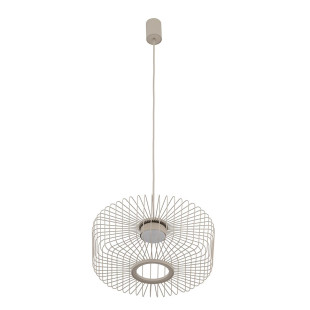 Lampa wisząca druciana Kenai C 38cm beżowa Nowodvorski