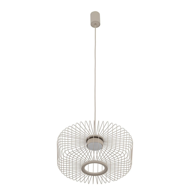 Lampa wisząca druciana Kenai C 38cm beżowa Nowodvorski