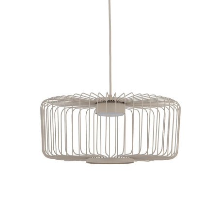 Lampa wisząca druciana Kenai C 38cm beżowa Nowodvorski